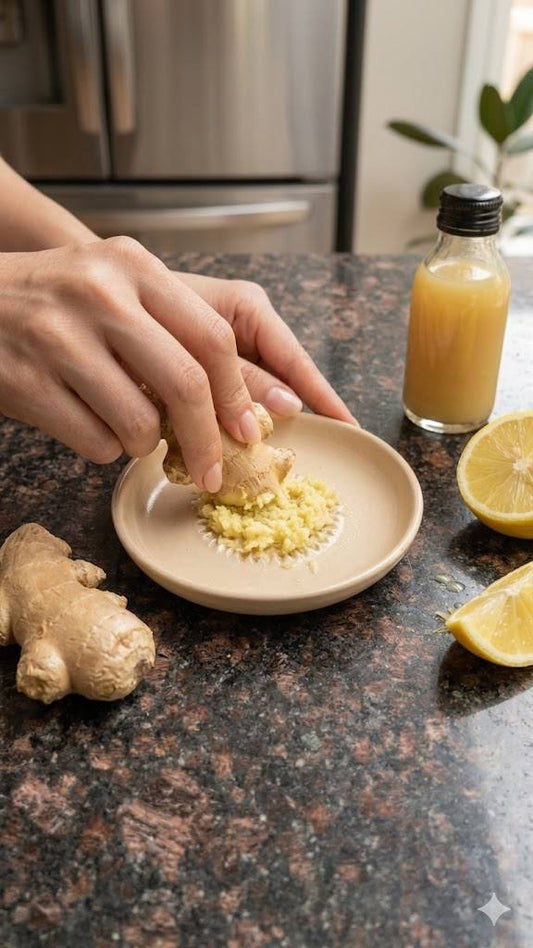 Artisanal Ceramic Ginger & Garlic Grater Plate