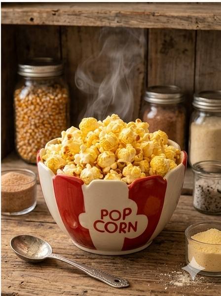 Vintage Cinema Ceramic Popcorn Bowl