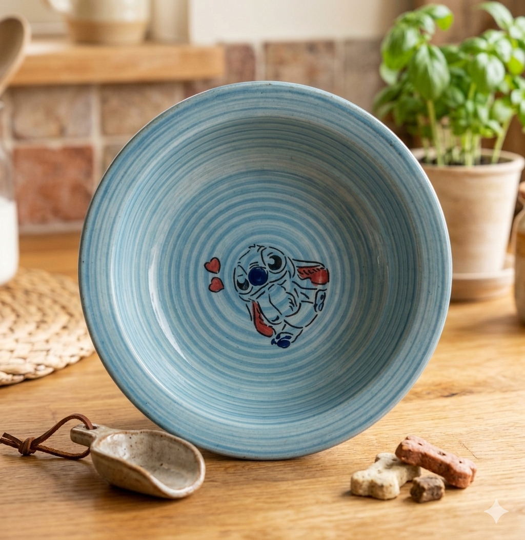 Blue Stitch Edition-Pasta Plate