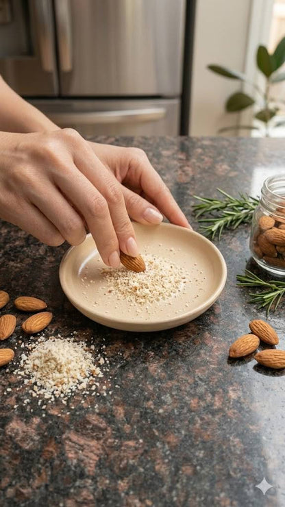 Artisanal Ceramic Ginger &amp; Garlic Grater Plate