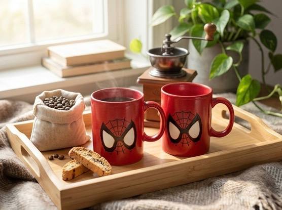 Hero’s Brew: Spider-Man Inspired Ceramic Mug
